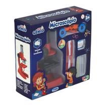 Microscópio Infantil Com Binóculo Educativo - Bbr Toys