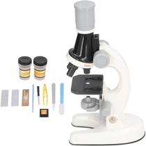 Microscópio Infantil Completo 1200x Zoom Cientista Educativo Kit C/ Lâminas e Acessórios
