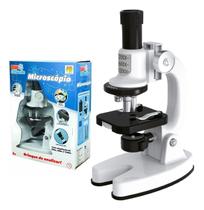 Microscópio Infantil Kit Ciência Com Iluminação Led - DMTOYS