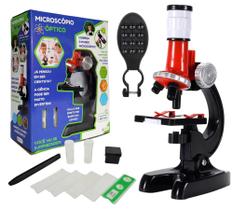 Microscópio Infantil Pedagógico Portátil Cientista Ciência - Aushopexpress
