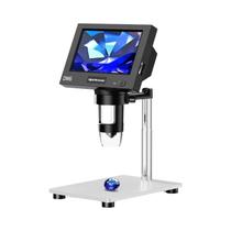 Microscópio LCD De 4,3 Polegadas Ampliação 1000X 8 LEDs Microscópio De Moeda De Solda Profissional