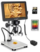 Microscópio Leipan 7 LCD Digital 1200X 12MP para adultos 32GB