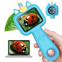 Microscópio Lumiscp, tela de 2,4 polegadas, portátil, 600X, STEM para crianças