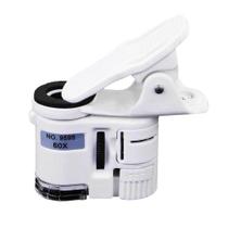 Microscópio Lupa Aumento 60X Luz De Led Para Celular Lorben