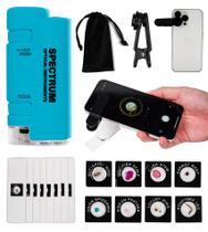 Microscópio Mini 60X-120X Spectrum Optical Instruments - Azul