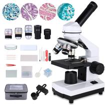 Microscópio Monocular Poothoh 40X-2000X com Iluminação LED Dupla Microscópio Monocular Poothoh 40X-2000X com Iluminação LED Dupla