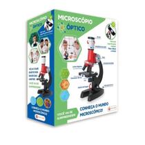 Microscópio Óptico Infantil - Vermelho - Shiny Toys