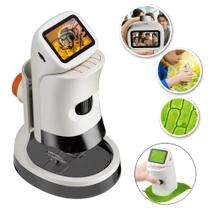 Microscópio Portátil 1000X com Zoom, Luz LED e Entrada para Cartão de Memória 6789 Microscópio Portátil 1000X com Zoom, Luz LED e Entrada para Cartão de Memória 6789