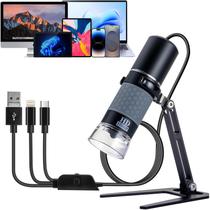 Microscópio portátil digital Fusion 1080P com ampliação de 50-1000x