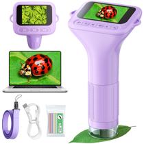 Microscópio portátil digital Odatay 100X-1000X 1080P para crianças Microscópio portátil digital Odatay 100X-1000X 1080P para crianças