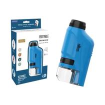 Microscópio Portátil Para Crianças Kit De Experimentos Científicos Para Estudantes Brinquedo