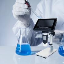 Microscópio Tela HD 4.3 Digital VEDO 1000x USB Portátil LED