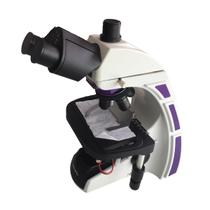 Microscopio Trinocular Otica Finita Acromatico Led 7W Com Condensador Campo Escuro e a Oleo (Global)