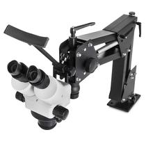 Microscópio VEVOR Micro Espelho Embutido 7X-45X com suporte de mola