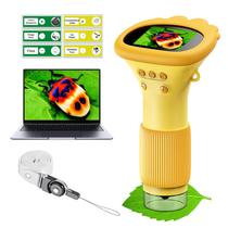 Microscópio WINWEND Kids Pocket 1000X com modos de foto e vídeo Microscópio WINWEND Kids Pocket 1000X com modos de foto e vídeo