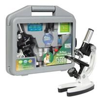 Microscópio Xsp-2Xt Kit 300X/600X/1200X Com Nota Fiscal