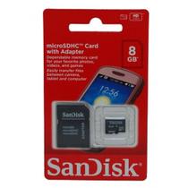 MicroSDHC Card with Adapter 8GB SanDisk