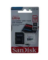 MicroSDHC Sandisk Ultra 128GB Com Adaptador MicroSDHC Sandisk Ultra 128GB Com Adaptador