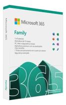 Microsoft 365 Family 6GQ-00088 Até 6 dispositivos + One drive 1tb cada usuário Anual