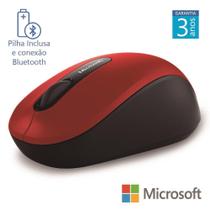 Microsoft Mouse Sem Fio Mobile Bluetooth Vermelho - Pn700018