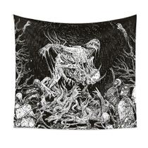 Microtecido de parede de esqueleto de tapeçaria de Halloween 150x130cm Microtecido de parede de esqueleto de tapeçaria de Halloween 150x130cm