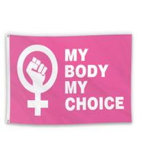 Microtecido de parede Tapeçaria My Body My Choice 150x90cm Microtecido de parede Tapeçaria My Body My Choice 150x90cm