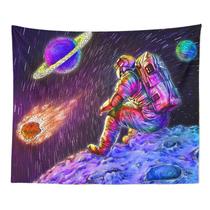 Microtecido de parede Tapeçaria Space Astronaut 150x100cm