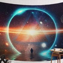 Microtecido de parede Tapestry Universe Starry Sky 150x130cm Microtecido de parede Tapestry Universe Starry Sky 150x130cm