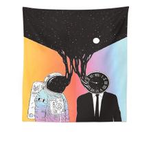 Microtecido para sala de parede Tapeçaria Space Astronaut 150x130cm