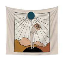Microtecido Tapestry Beauty Sun Wall Room Aesthetic 150x130cm Microtecido Tapestry Beauty Sun Wall Room Aesthetic 150x130cm