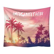 Microtecido Tapestry Imagination Wall Room Aesthetic 150x130cm