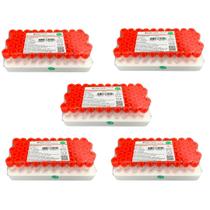 Microtubo Ativador 0,5ml Tubo Vermelho De Coleta Com 250 Unidades