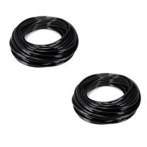 Microtubo Mangueira Pvc Irrigação 5x7 mm Rolo 100m Kit 2