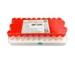Microtubo Para Coleta De Sangue 0.5ml Seco Com Ativador Com 50 Tubos