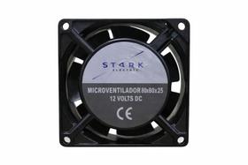 Microventilador 80x80x25 - 12v Microventilador 80x80x25 - 12v