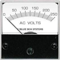 Microvoltímetro Blue Sea Systems 0-250V AC, conexão de 4 fios