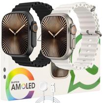 Microwear U4 Plus Relogio Smart Watch Ultra Serie 10 ChatGpt 49mm Android iOS Unissex Lançamento