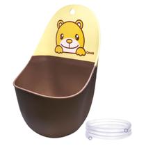 Mictório de Silicone com Mangueira Marrom Urso - Color Baby