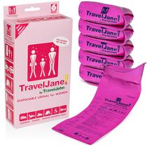Mictório descartável TravelJane TJ1R-C 800 ml para todos os gêneros, pacote com 6