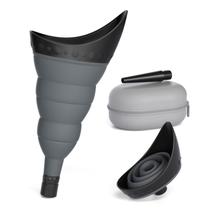 Mictório feminino portátil TRIPTIPS Pee Conch dobrável com estojo