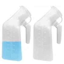 Mictório masculino YUMSUM Thick Firm 1000mL com tampa (branca) x2 Mictório masculino YUMSUM Thick Firm 1000mL com tampa (branca) x2