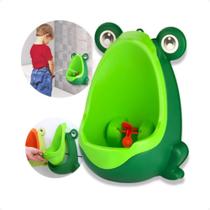 Mictório Pinico Troninho Infantil Menino Bebe Sapinho Sapo Verde Mictório Pinico Troninho Infantil Menino Bebe Sapinho Sapo Verde