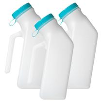 Mictório portátil MedVance Mictórios para homens de 1000 ml (pacote com 3)