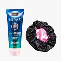 Midas Calm Night 120Ml + Touca De Cetim - Tratamento Noturno