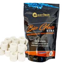 Midia Biológica Cerâmica Bio Glass Ring 1 Litro Ocean Tech