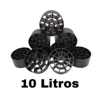 Mídia Biológica MBBR2 Alta Performance Para Aquário, Lago Ornamental e Caixa dÁgua 10L 25L 50L Água Mais Cristalina