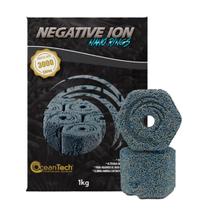 Mídia Biológica Negative Ion Nano Rings Ocean Tech 1 Kg para Aquário