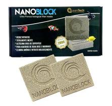Midia Biologica Oceantech Nano Block 10X10 Com 2 Unidades Alta Performece