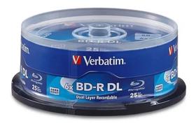 Mídia Blu-Ray 6X Lisa Verbatim Bd-R Dl 50Gb - 10 Unidades Mídia Blu-Ray 6X Lisa Verbatim Bd-R Dl 50Gb - 10 Unidades