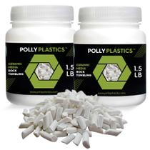Mídia de enchimento de cerâmica Rock Tumbling Polly Plastics 1,36 kg